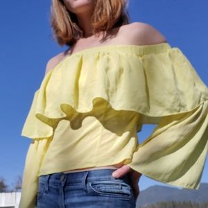 Off the shoulder blouse